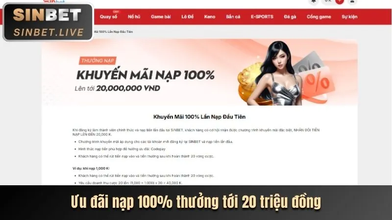 Ưu đãi hoàn trả bty522 link vào